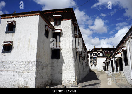 À SHIGATSE, CHINE - vers mai 2017 à l'intérieur de monastère Tashilhunpo. Banque D'Images