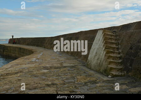 La Cobb, Lyme Regis, dans le Dorset, UK Banque D'Images