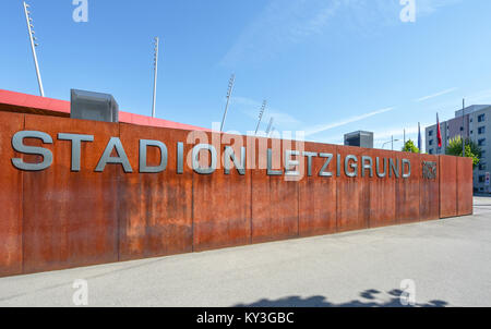 Stade du Letzigrund - l'arène officielle du FC les sauterelles. Zurich Banque D'Images