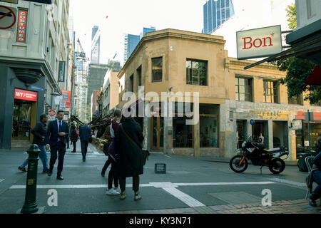 Melbourne est la capitale de l'Etat et ville la plus peuplée de l'état australien de Victoria, et la deuxième ville la plus peuplée d'Australie et Océanie Banque D'Images