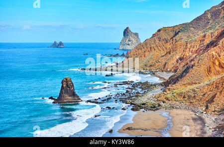 Benijo beach (Playa Benijo) inTenerife, Les Canaries Banque D'Images