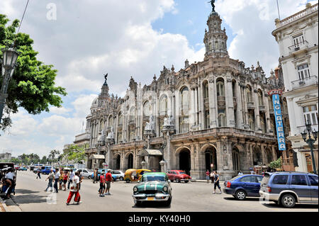 La HAVANE, CUBA, le 11 mai 2009. Le Grand Théâtre de La Havane, à La Havane, Cuba, le 11 mai 2009. Banque D'Images