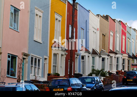 Maison mitoyenne en Bristol Banque D'Images