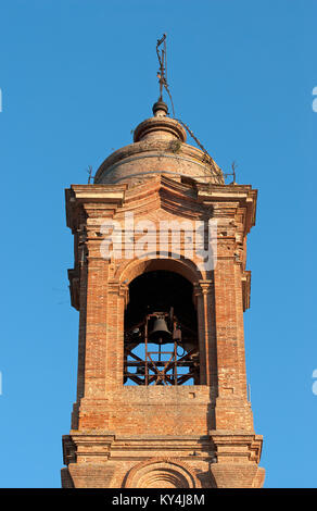 Clocher de San Gervasio et Protasio, Cathédrale San Città della Pieve, en Ombrie, Italie Banque D'Images