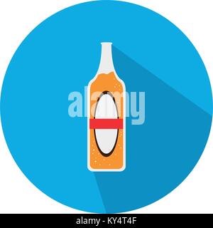 L'icône de bouteilles de bière Illustration de Vecteur