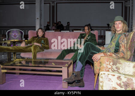 Milan, 13/01/2018 Man's Fashion Week automne/hiver 2018/2019 Présentation de la collection Etro Banque D'Images