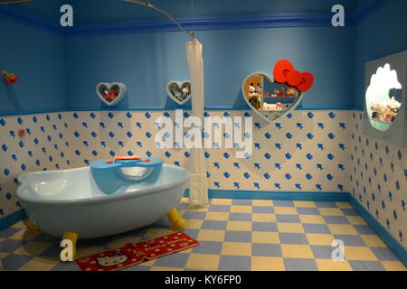 La Malaisie, Puteri Harbour - Mars 2013 : Hello Kitty Sanrio Town en Malaisie, Puteri Harbour en mars 2013 en Malaisie. Hello Kitty Sanrio Town La Malaisie est Banque D'Images