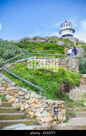 Phare de Cape Point, parc national de Table Mountain, Cape Town, Afrique du Sud Banque D'Images