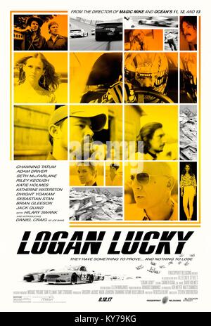 DATE DE SORTIE : Août 18, 2017 TITRE : Logan Lucky STUDIO : Photos Trans-Radial Approach Réalisateur : Steven Soderbergh Résumé : Deux frères tentent d'extraire un heist lors d'une course de NASCAR en Caroline du Nord. Avec : Affiches (crédit Image : © Photos/Images Divertissement Trans-Radial approach) Banque D'Images