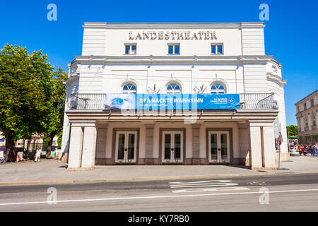 Salzbourg, Autriche - Mai 18, 2017 Salzburg : State Theatre ou Salzburger Landestheater est un théâtre autrichien situé à Salzbourg, Autriche. Banque D'Images