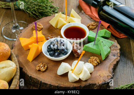 Vin apéritif pour fromage Banque D'Images