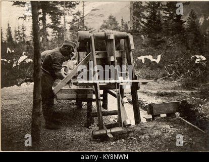 Dans Wasserschöpfwerk Seissera Haus der kgl.ung.lst.Baon Nr.1-7.Aufgenommen am 3.6.1916. BildID (15475027) Banque D'Images