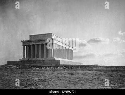 Le Lincoln Memorial, 1920 Banque D'Images