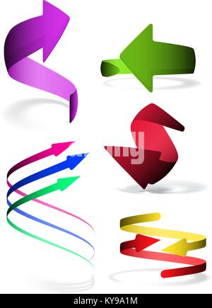 L'icône de flèche. Vector Illustration de Vecteur