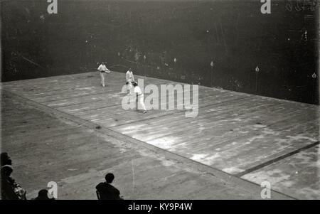 Partido de remonte en El Frontón Moderno (2 de 3) - Fondo Car-Kutxa Fototeka Banque D'Images