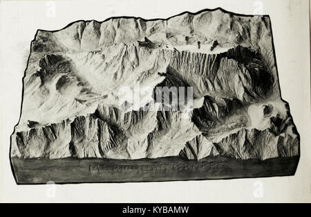 Marmolatarelief, Blick nach Süden von Norden. BildID (15418953) Banque D'Images