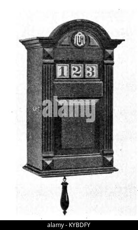 Une photographie de l'alarme incendie Mix & Genest, un appareil électrique allemand du début du XXe siècle utilisé pour la détection d'incendie et la sécurité publique. Banque D'Images