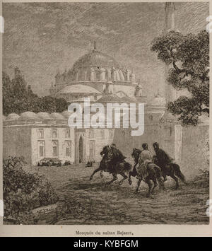 Mosquée du Sultan Bajazet - De Amicis Edmondo - 1883 Banque D'Images