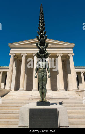 Albright Knox art gallery Buffalo New York Banque D'Images