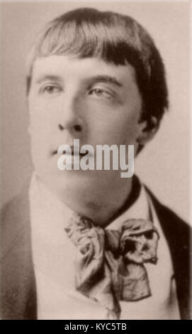 Oscar Wilde (1854-1900) à New York, 1883. Photo par Napoléon Sarony (1821-1896) Banque D'Images