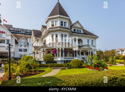 Le Pendray Inn et salon de thé anciennement Gatsby Mansion à Victoria Canada Banque D'Images