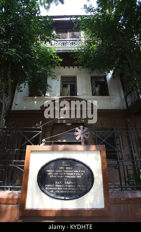 Mumbai, Inde. 17 Oct, 2012. Une vue de l'MahadmaMani Bhavan Gandhi Museum à Mumbai, Inde, 17 octobre 2012. Mahatma Gandhi (1869-1948)utilisé pour résider à l'hôtel particulier entre 1917 et 1934. Crédit : Christian Charisius | utilisée dans le monde entier/dpa/Alamy Live News Banque D'Images