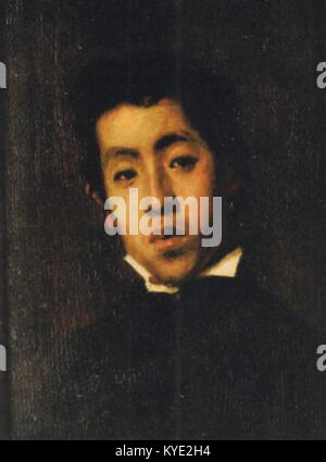 Portrait de Tokugawa Iesato peint par Kawamura Kiyoo, conservé par la Tokugawa Memorial Foundation. L'œuvre représente l'homme d'État japonais et chef de la famille Tokugawa, connu pour son rôle dans la diplomatie et les affaires culturelles du début du XXe siècle. Banque D'Images