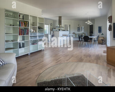 L'intérieur d'une maison scandinave, salle de séjour Banque D'Images