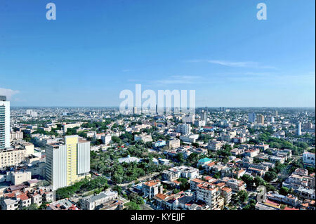 La HAVANE, CUBA, le 11 mai 2009. Une vue aérienne de La Havane, Cuba, le 11 mai 2009. Banque D'Images