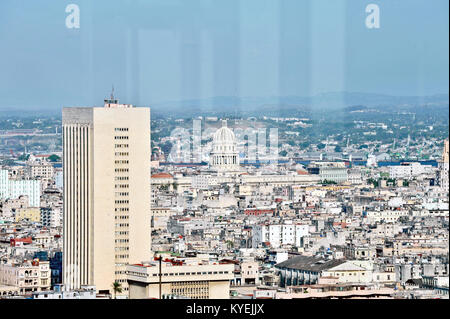 La HAVANE, CUBA, le 11 mai 2009. Une vue aérienne de La Havane, Cuba, le 11 mai 2009. Banque D'Images