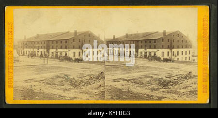 Avis de Libby Prison, Richmond, VA, par Gardner, Alexander, 1821-1882 Banque D'Images