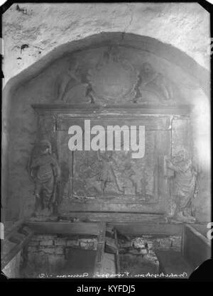 L'église Brahe (Brahekyrkan), située sur l'île de Visingsö en Suède, a été construite au XVIIe siècle sous le comte Per Brahe. L'église de style baroque est un monument important reflétant l'architecture ecclésiastique suédoise. Banque D'Images