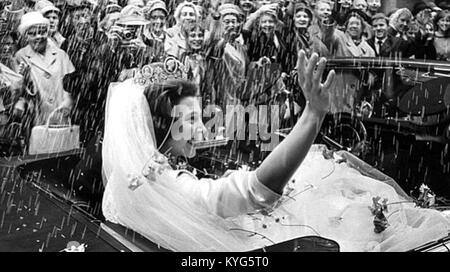 Cortège de mariage 1964 la Princesse Désirée Banque D'Images