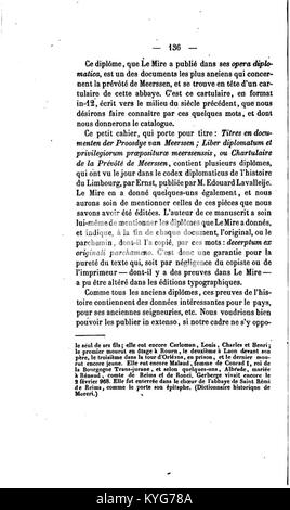 Publications de la société d'archéologie dans le duché de Limbourg, vol 001 p 136 Banque D'Images