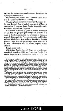 Publications de la société d'archéologie dans le duché de Limbourg, vol 001 p 137 Banque D'Images