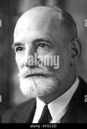 René Cassin, juriste et diplomate français, a décerné le prix Nobel de la paix pour sa contribution aux droits de l’homme et au droit international. Banque D'Images