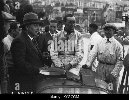 René Dreyfus au Grand Prix de Monaco 1930 Banque D'Images