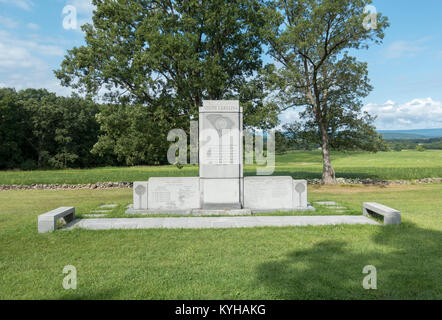 L'état de la Caroline du Sud, Monument de la crête de séminaire, Gettysburg National Military Park, Virginia, United States. Banque D'Images