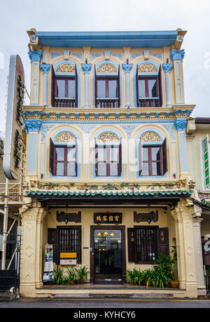 Hôtel Puri, Cina Peranakan, Malacca, Malaisie architecture Banque D'Images