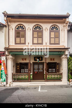 L'architecture de la CINA Peranakan, Malacca, Malaisie Banque D'Images