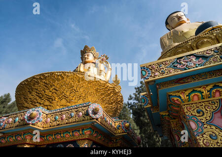 Parc du Bouddha à Katmandou, Népal Banque D'Images