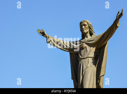 Statue en bronze de Jésus Banque D'Images