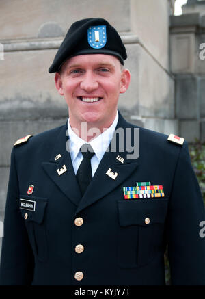 Le plus récent diplômés de la Garde nationale du Kentucky's Officer Candidate School et l'Adjudant candidat l'école. Banque D'Images