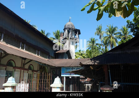 Une mosquée à Thandwe, l'État de Rakhine au Myanmar, Birmanie Banque D'Images