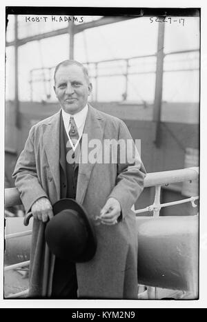 Illustration historique de Robert H. Adams, mettant en valeur diverses villes et lieux, y compris Cheyenne, Kingston, Milwaukie, et d'autres. L'image fait partie des archives de la Bibliothèque du Congrès. Banque D'Images