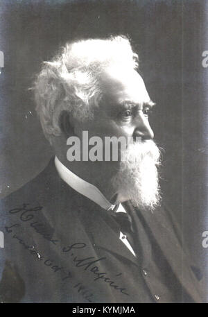 Portrait d'Hiram Stevens Maxim (1840-1916), inventeur 2551826118 o Banque D'Images