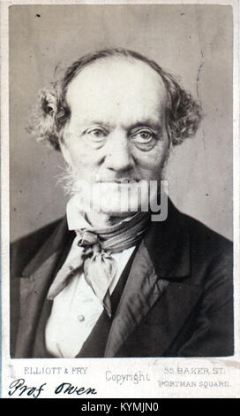 Portrait de Richard Owen (1804-1892), Scientifique médicale et paléontologue 2551862542 o Banque D'Images