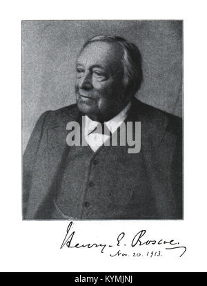 Portrait de Henry Enfield Roscoe (1833-1915), chimiste 2551069845 o Banque D'Images