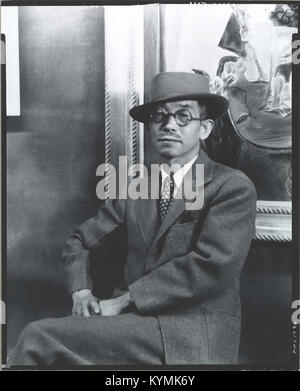 Yasuo Kuniyoshi assis devant la salle 110 [photographie] 3507602432 o Banque D'Images