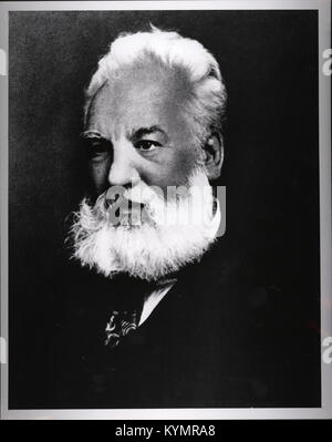 Portrait d'Alexander Graham Bell (1847-1922), Ingénieur 2536834078 o Banque D'Images